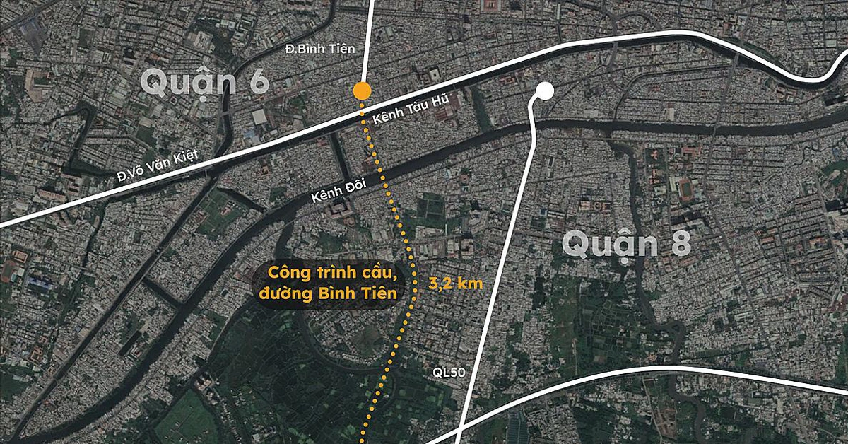 Cầu Bình Tiên – “mạch máu” giao thông mới phía Nam TP.HCM