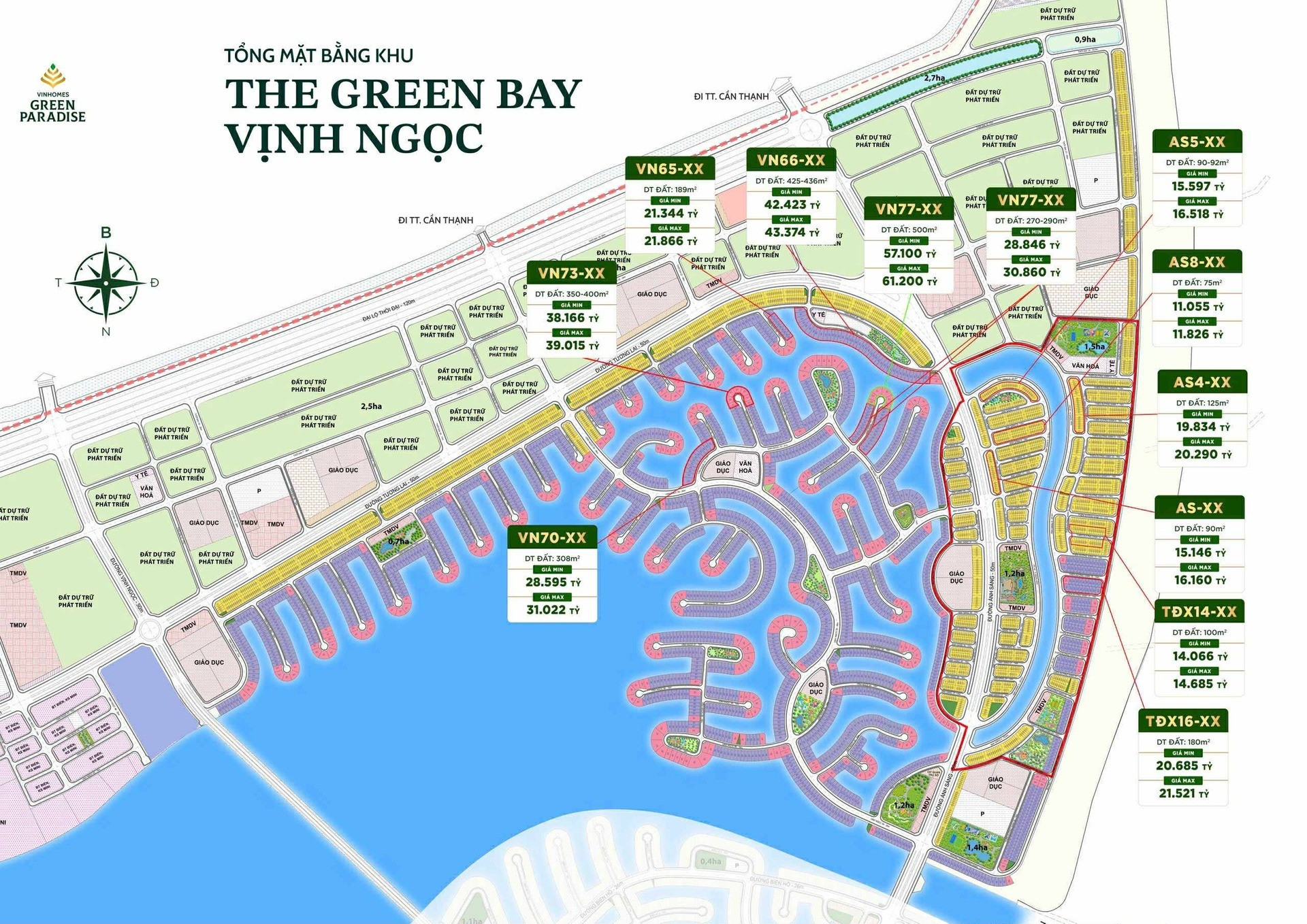 Vinhomes Green Paradise Cần Giờ xác lập mặt bằng giá mới