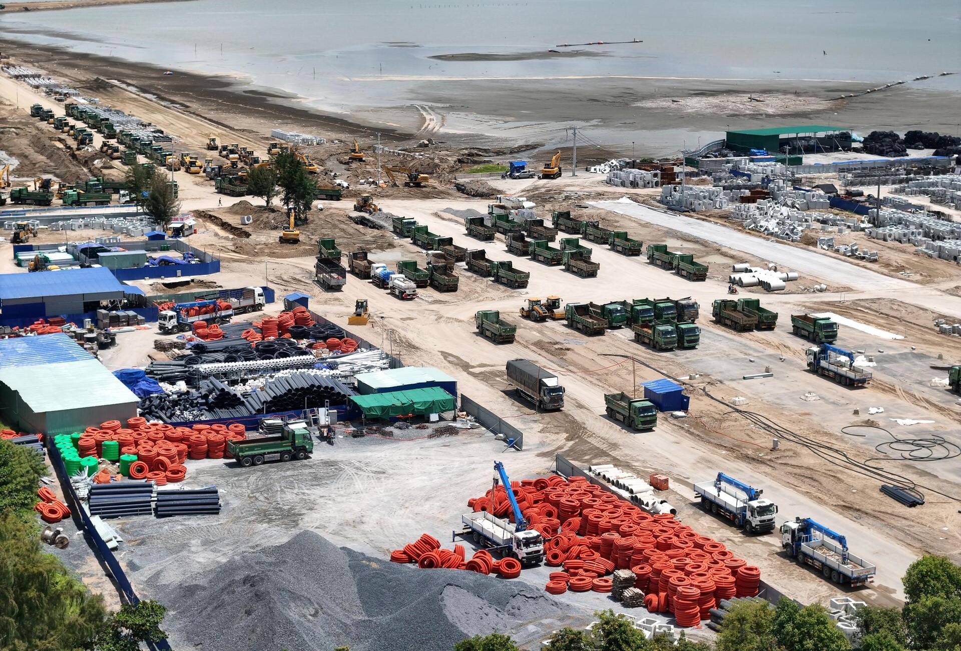 Cần Giờ thay da đổi thịt: Tiến độ dự án lấn biển gần 2.900 ha
