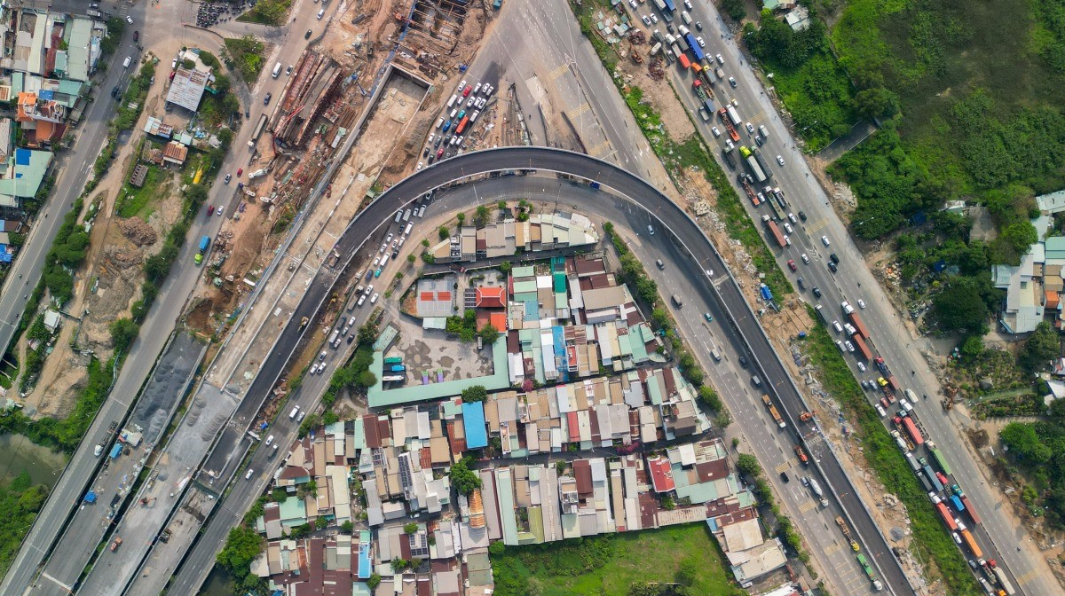 Nút giao An Phú thông xe nhánh cầu vượt đầu tiên